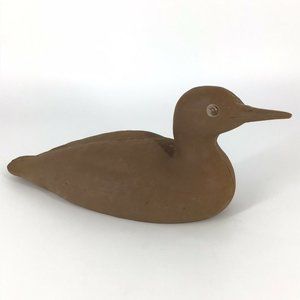 Vintage Jack Cox Signed Unpainted 10" Loon Decoy Resin 1989 **Read**